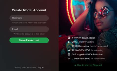 Model Account Registration